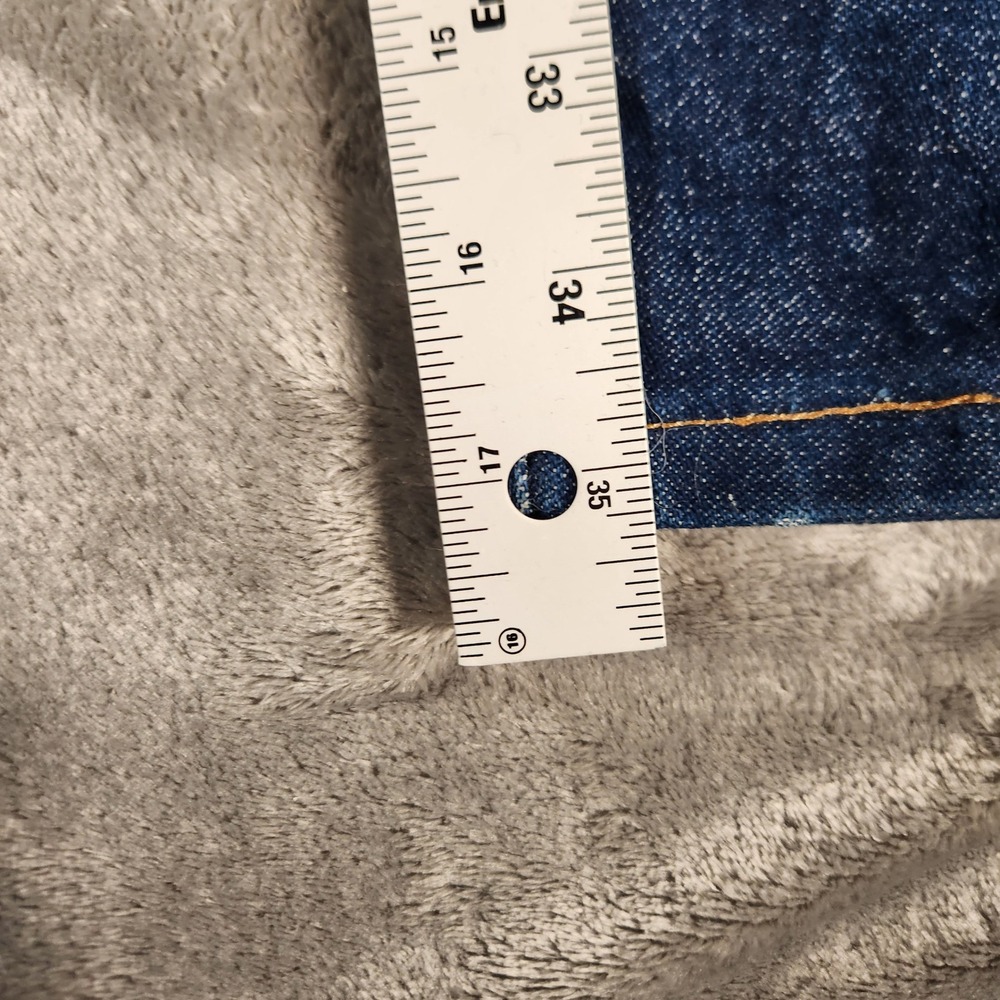 Wrangler Men's 42X36 Blue Denim Bootcut Jeans Classic Fit 13MWZ - Picture 4 of 12